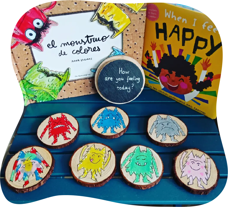 Story Theme Play books and decorations for outdoor play classes